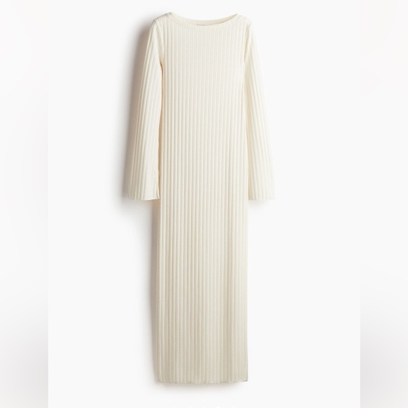 NWT H&M Rib Knit Maxi Dress - Picture 7 of 7